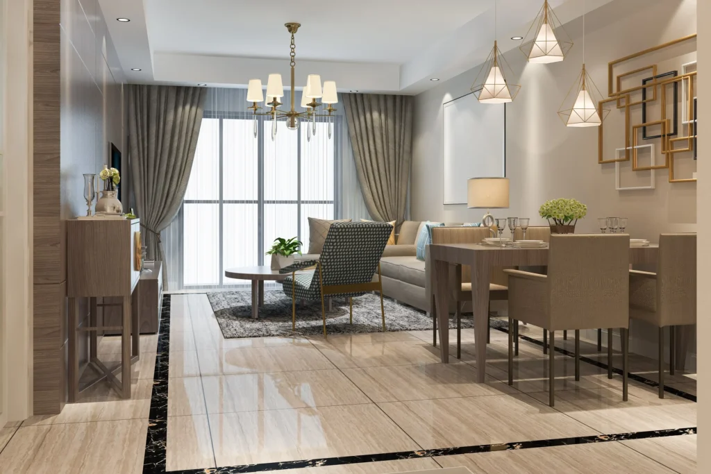 3d-rendering-loft-luxury-living-room-with-shelf-near-dining-table-min